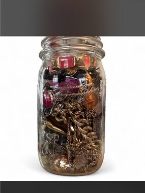 Assorted  Jewelry Jar -